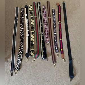Assorted Bag Straps with Patterns and Solids